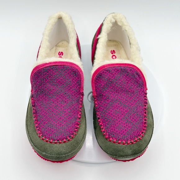 Sorel Tremblant II Slipper Womens Size 7 Moc Suede Stone Pink NL3038-052 New - Picture 3 of 10